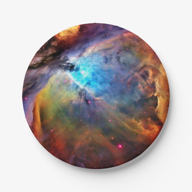 The Orion Nebula Paper Plates (Front)