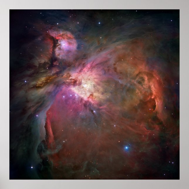 The Orion Nebula - Pink Poster (Front)
