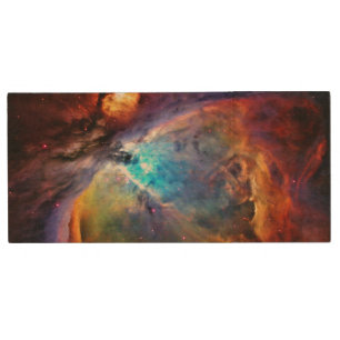 The Orion Nebula Wood USB Flash Drive