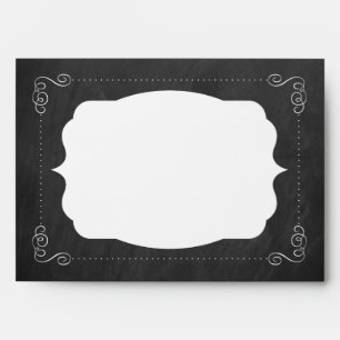 The Ornate Chalkboard Wedding Collection Envelope