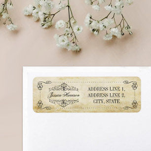 The Ornate Flourish Vintage Wedding Collection Label