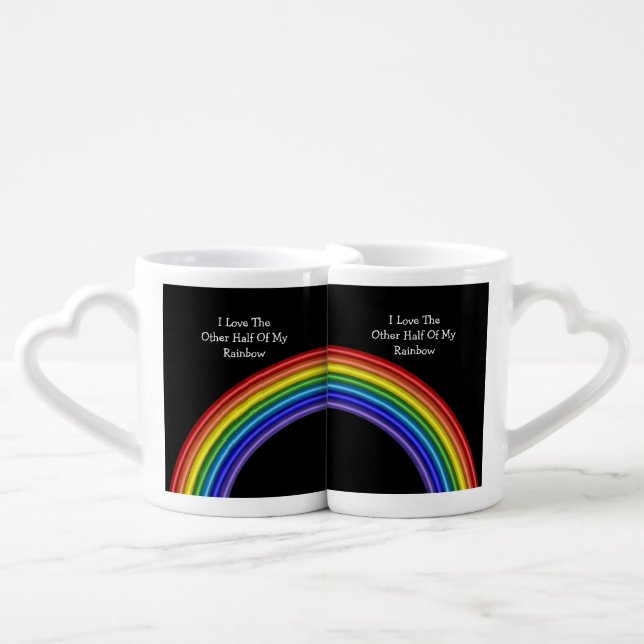 The Other Half Of My Rainbow Coffee Mug Set (Front Nesting)