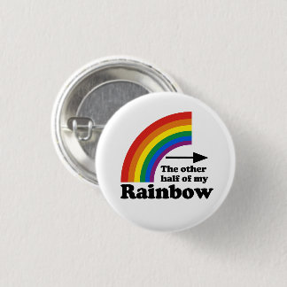 The Other Half of my Rainbow (Left) Button