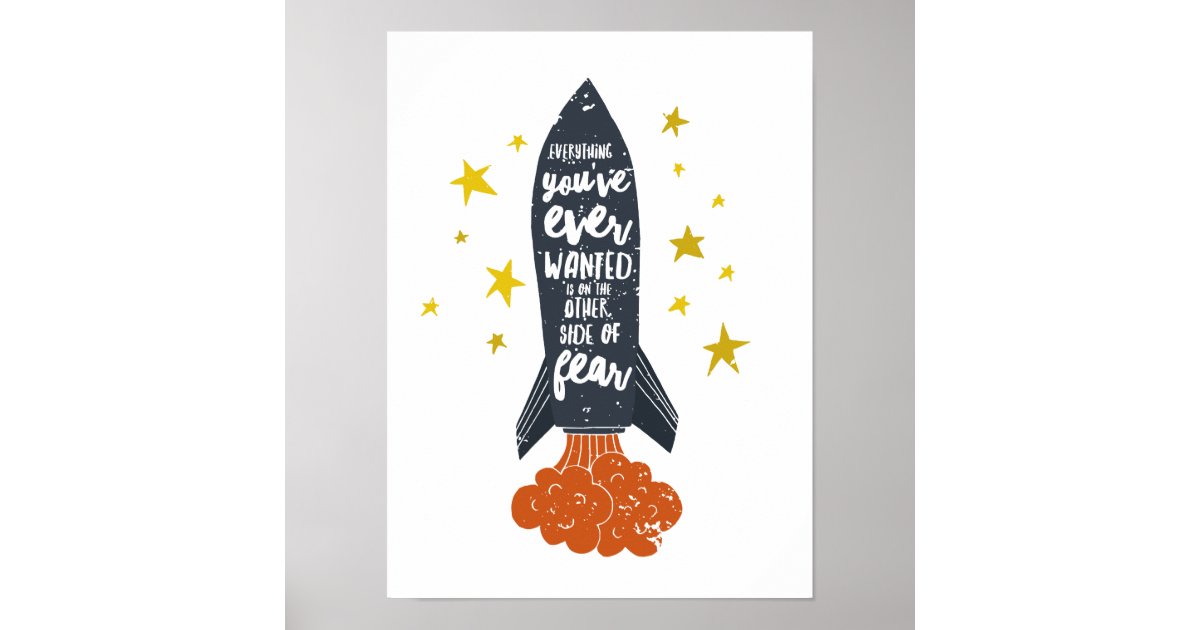 The Other Side of Fear Poster | Zazzle