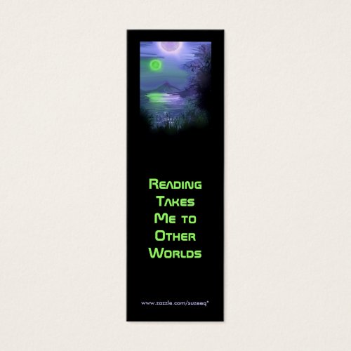 The Other World's Sky bookmark Business Card Template
