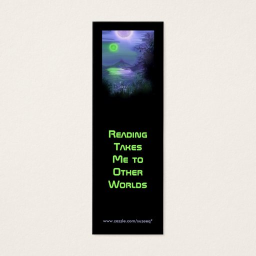 Customizable The Other World's Sky bookmark Business Card Template