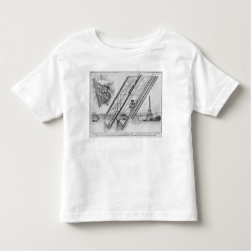 The Otis Elevator in the Eiffel Tower Toddler T_shirt