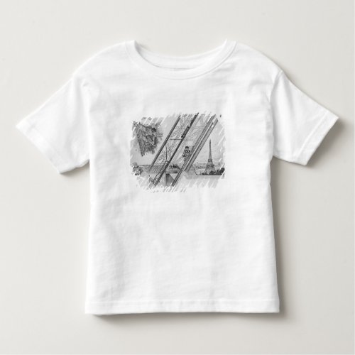 The Otis Elevator in the Eiffel Tower Toddler T_shirt