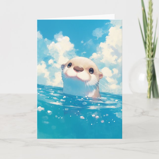 The Otter Aquatic Odyssey Card (Front)