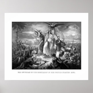 The Outbreak Of The Rebellion -- Civil War Poster
