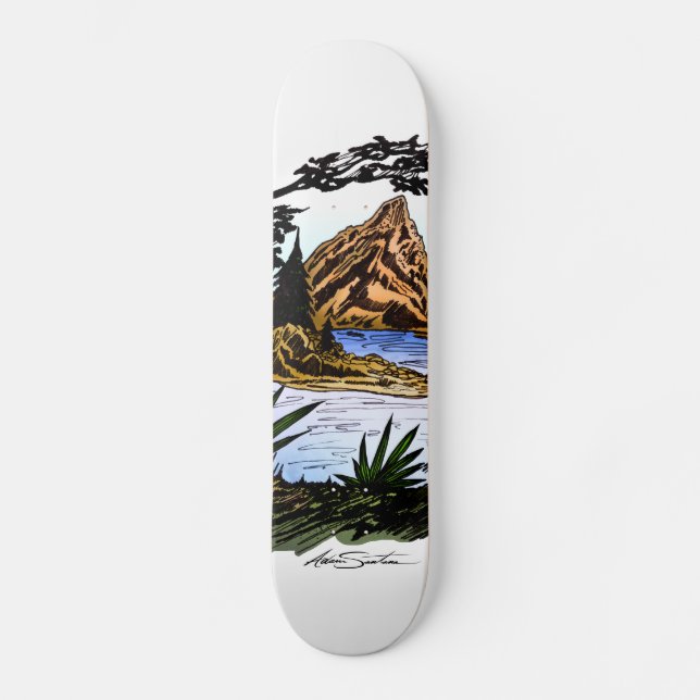 The Outdoors Skateboard Deck (Front)