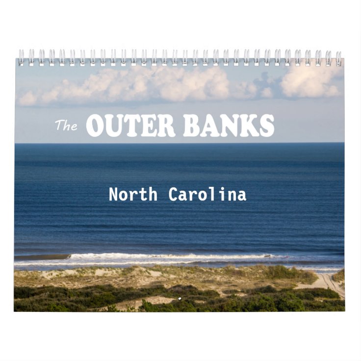 The Outer Banks Calendar Zazzle