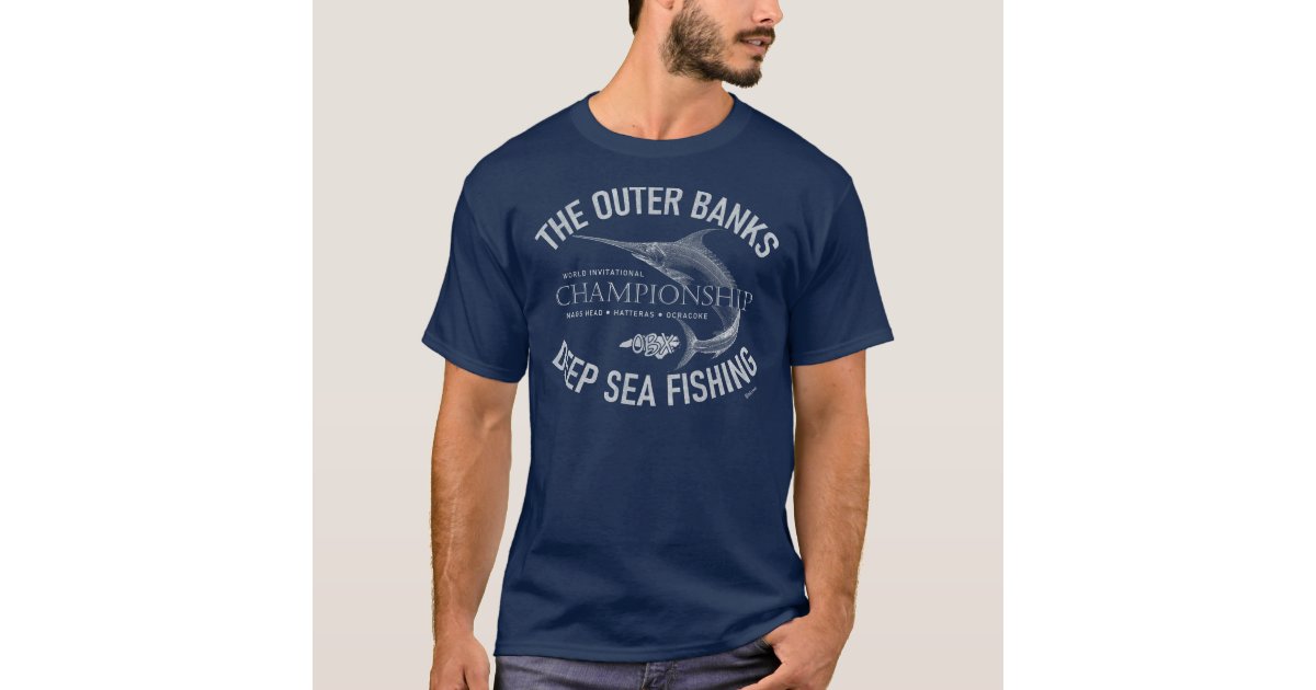 Outer Banks Deep Sea Fishing OBX Vintage White' Loungewear Set