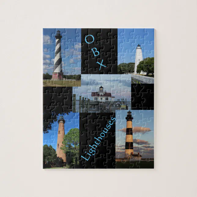 The Outer Banks Lighthouses Jigsaw Puzzle Zazzle