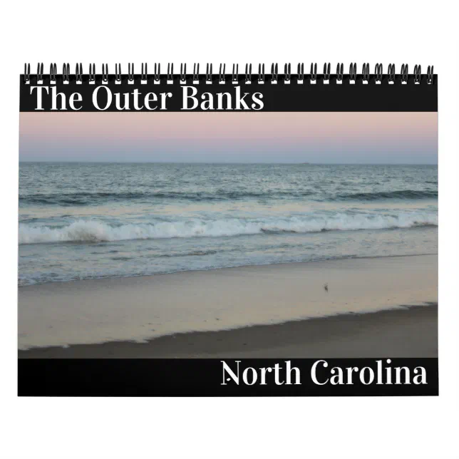 The Outer Banks North Carolina Caledar Calendar Zazzle