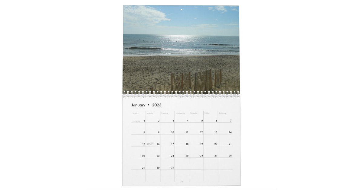 The Outer Banks of North Carolina Calendar Zazzle