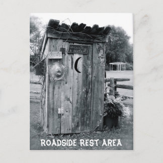 "The Outhouse" Postcard