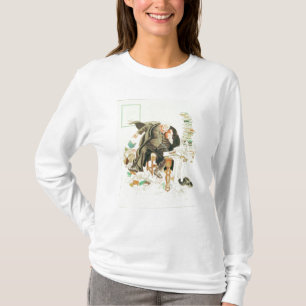 The Outline of Sanity' Satirical Cartoon T-Shirt