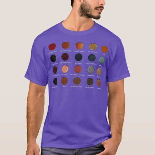 the outsiders eyeshadow palette T_Shirt