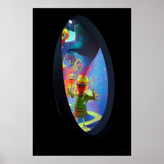 The Outsiders Ken Gage Surrealist Poster (Front)