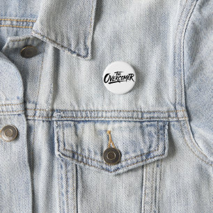 The Overcomer Bold Typography Button