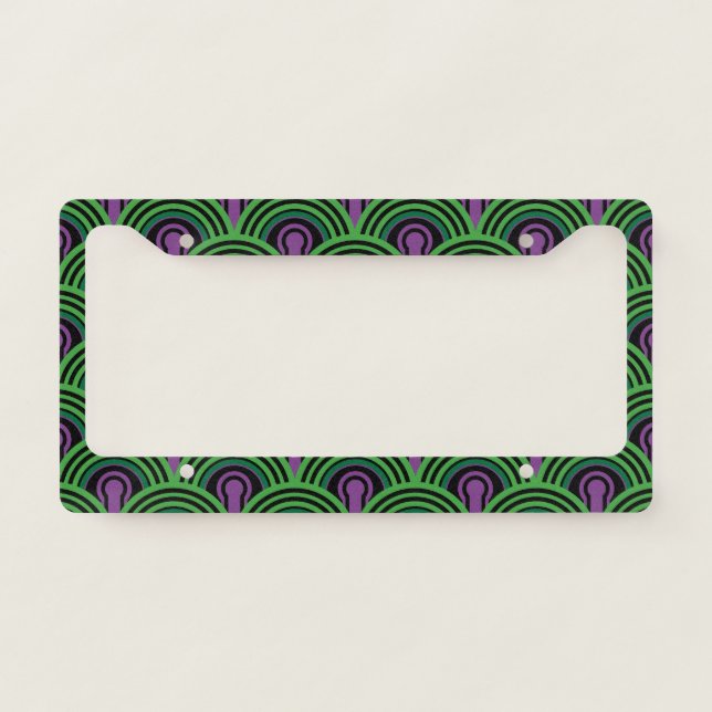 The Overlook hotel Pattern License Plate Frame (Front)