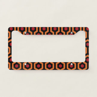 The Overlook hotel Pattern License Plate Frame