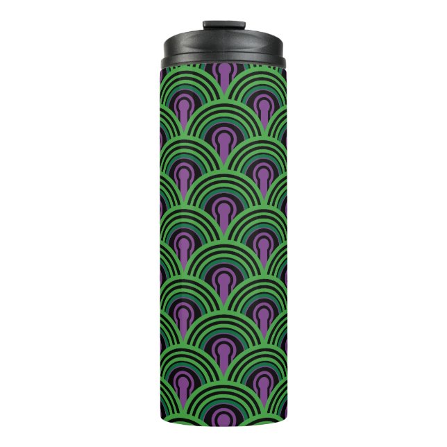 The Overlook hotel Pattern Thermal Tumbler (Front)