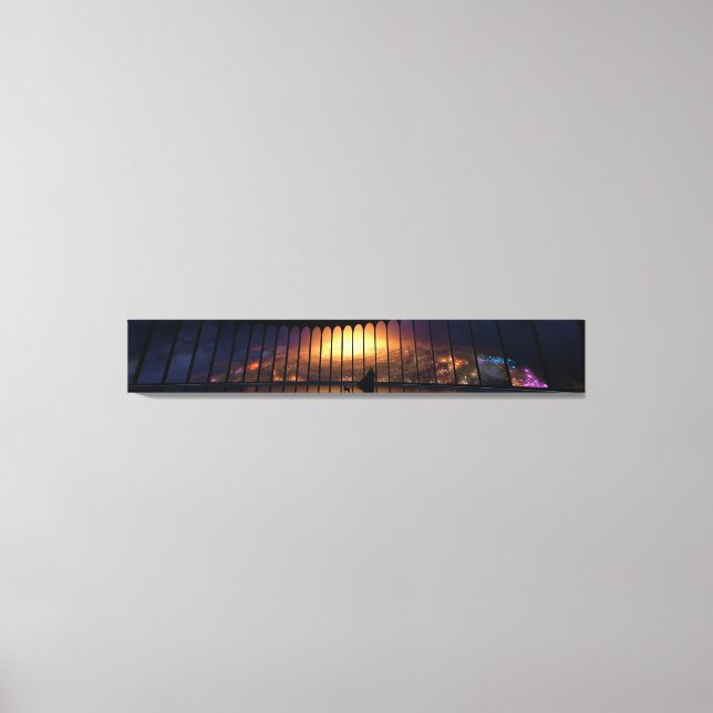 The Overseer Panorama Canvas Print (Front)