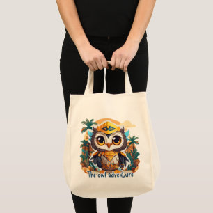 The owl adventure tote bag