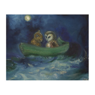 The Owl and the Pussycat 2014 Wood Wall Art