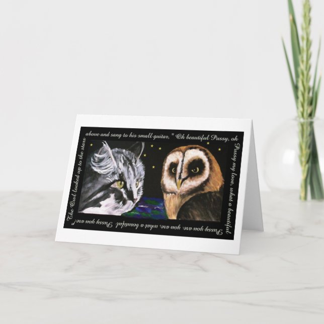 The Owl and the Pussycat - Bonorand Art Card (Front)