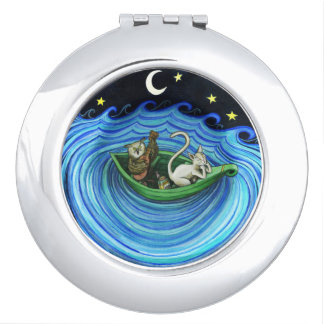 The Owl and The Pussycat Compact Mirror