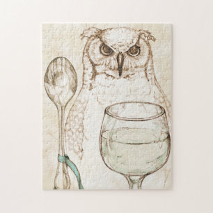 The Owl and the Runcible Spoon Jigsaw Puzzle