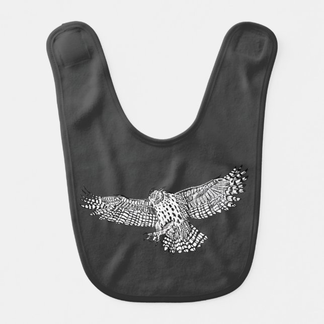 The Owl 🦉  Baby Bib (Front)