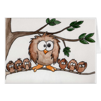 The Owl Family Cards