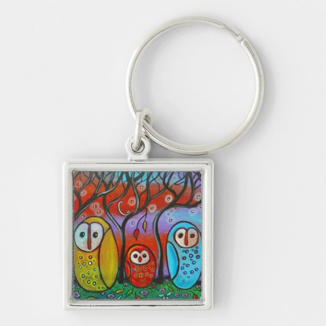 The Owl Family Key Chain (Front)