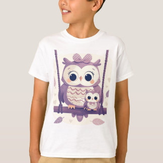 The owl family. T-Shirt