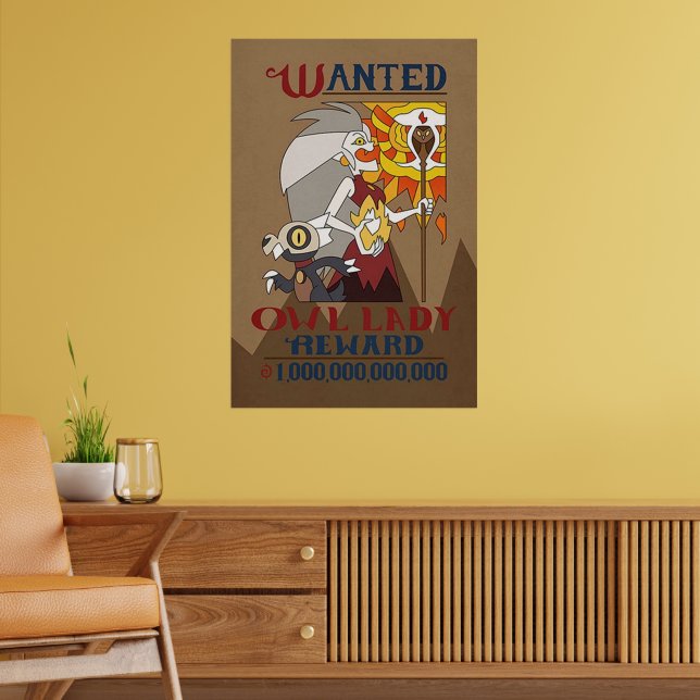 The Owl House Wanted Owl Lady Poster | Zazzle