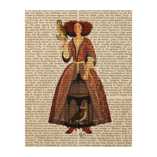 The Owl Lady Wood Wall Decor (Front)
