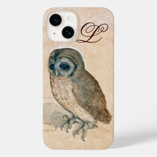 THE OWL  PIink Sepia Monogram Case_Mate iPhone 14 Case