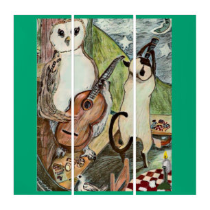The Owl 🦉 Serenades Triptych