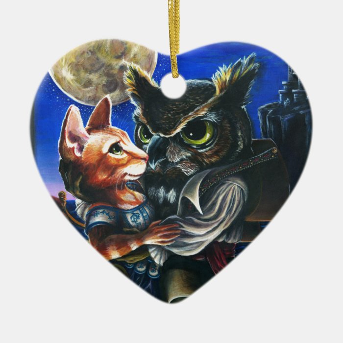 The Owl & the Pussycat Ornaments