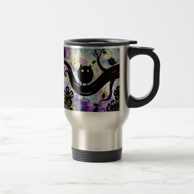 the owl travel mug (Right)