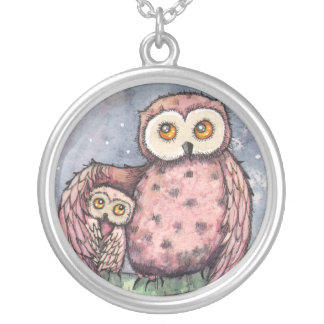 The Owls and the Moon Necklace
