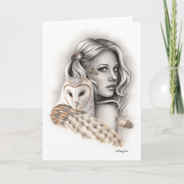 The Owls Greeting Card (Front)