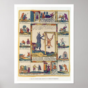 The Ox Prefers to be a Butcher, Russian, late 18th Poster