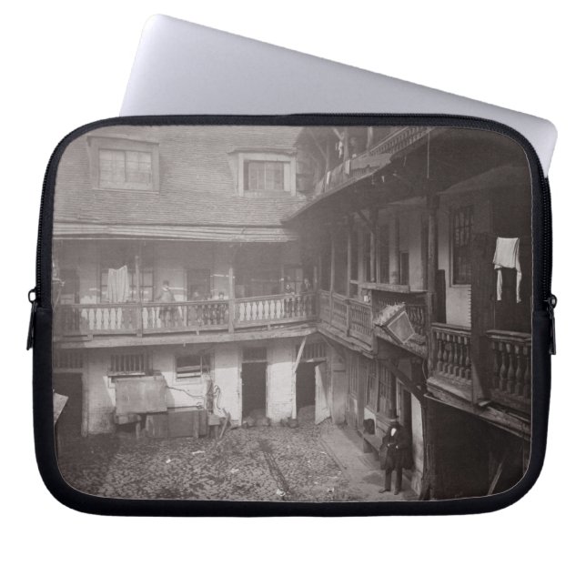 The Oxford Arms in Warwick Lane, 1875, from 'Histo Laptop Sleeve (Front)