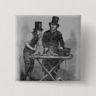 The Oyster Stall Pinback Button