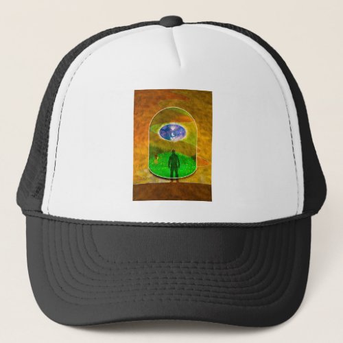THE OZONE HOLE_SCORCHED EARTH_NEXT GENERATION QUES TRUCKER HAT